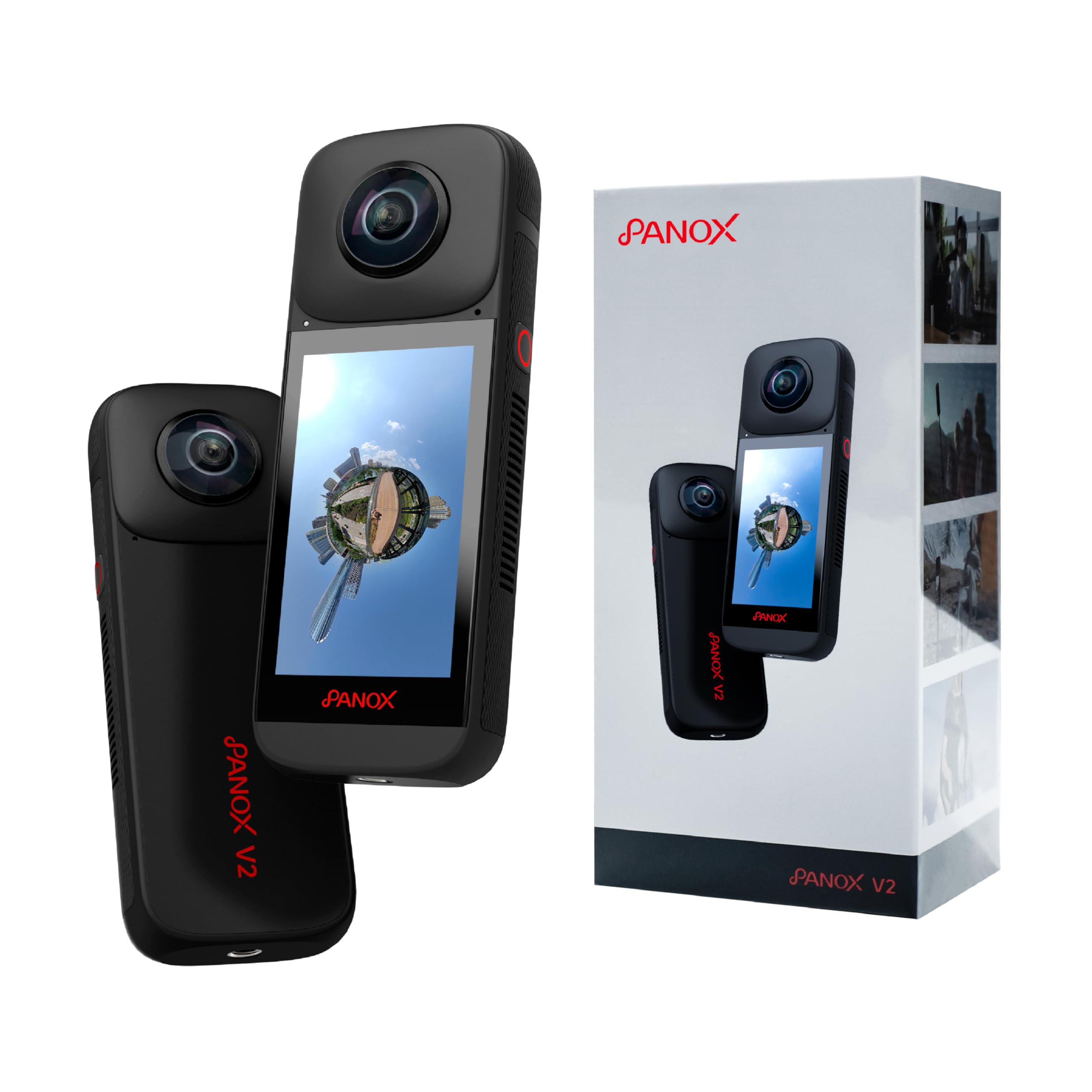 CanonPIXUS361×3、360×2 計5個です。 Amazon | PANOX V2 360 Vlogカメラ、1/2インチ48MPセンサー付き、5.7K